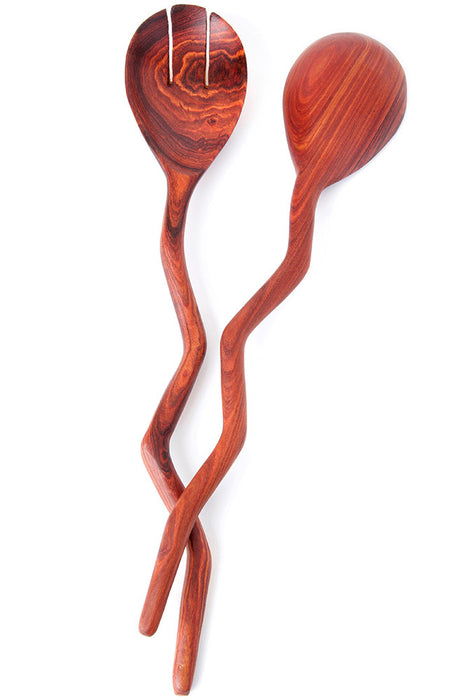 Zambian Winding Rivers Salad Servers